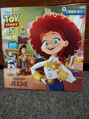 Disney Toy Story 5 Sheriff Jessie Kids 2 Books In One